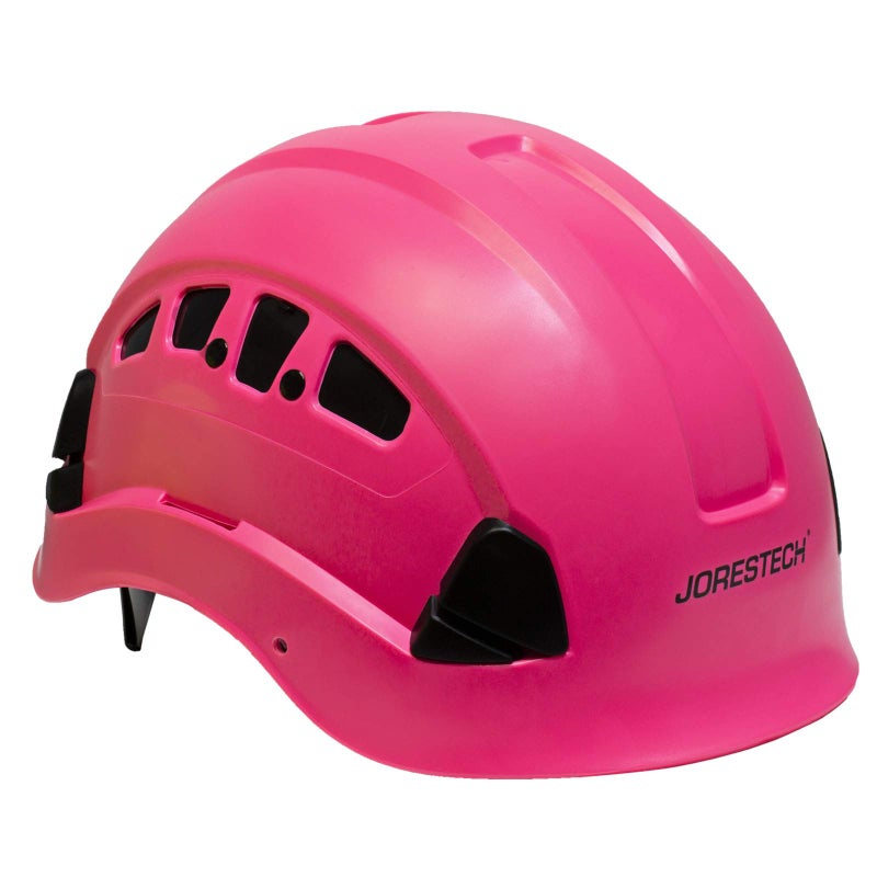 JORESTECH Safety Hard Hat Pink ABS Work-at-Height and Rescue Slotted Ventilated Helmet with 6-Point Ratchet Suspension ANSI Z89.1-14 Certified for Work, Home, and General Headwear Protection HHAT-04 - Image 2